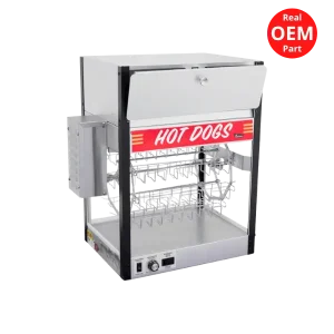 Combinación cocedor hot dog y calentador bollos 36+48